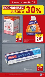 Lessive Angebote im Prospekt "DE BONNES FÊTES À PRIX DISCOUNT." von Aldi Lessive Angebote im Prospekt "DE BONNES FÊTES À PRIX DISCOUNT." von Aldi auf Seite 17