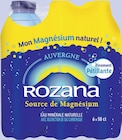 Eau minérale naturelle gazeuse - ROZANA - Intermarché Hyper à Poitiers Eau minérale naturelle gazeuse - ROZANA en promo chez Intermarché Hyper Poitiers à 1,48 €