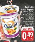 Aktuelles Der Große Bauer Joghurt Pfirsich-Maracuja Angebot bei EDEKA in Wuppertal ab 0,49 €