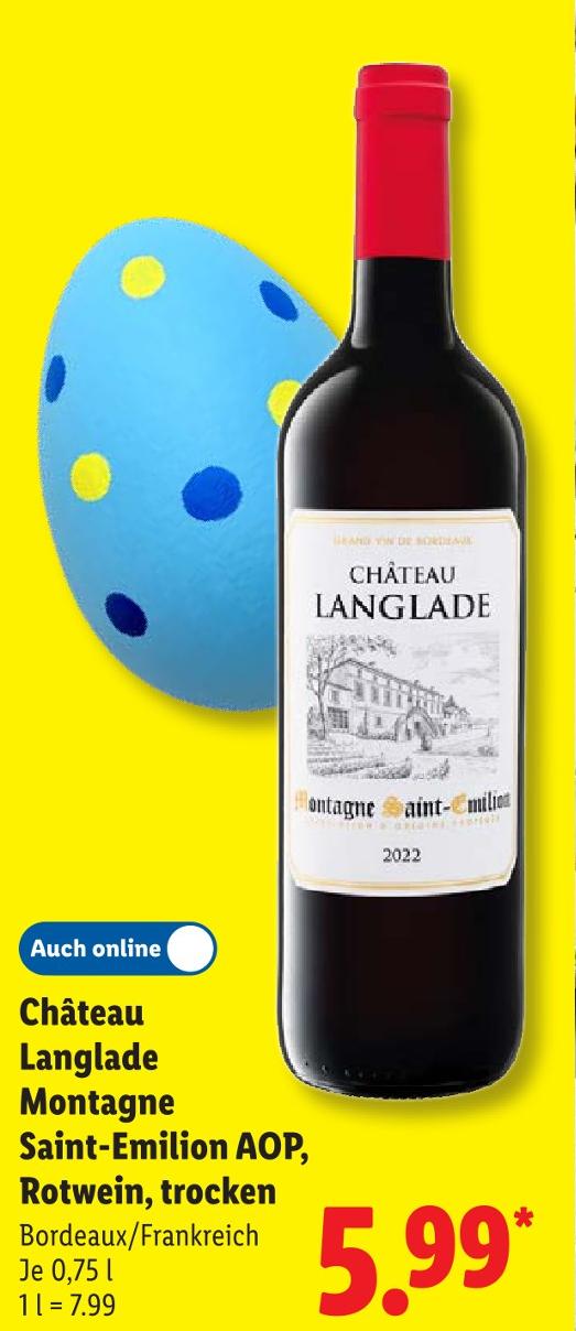 Montagne Saint-Emilion AOP, Rotwein, trocken