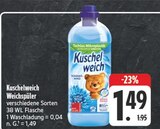 Weichspüler im Angebot bei E center in Schwabach Weichspüler Angebote von Kuschelweich bei E center Schwabach für 1,49 €