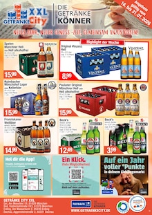 Getränke im Getränke City Prospekt "Aktuelle Angebote" mit 2 Seiten (München)
