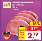 Netto Marken-Discount - Schweine-Minutensteak Angebot im Prospekt Schweine-Minutensteak bei Netto Marken-Discount im Prospekt "" für 2,79 €