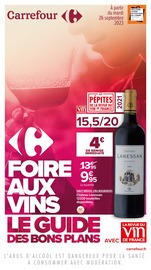 Prospectus Carrefour en cours, "Foire aux vins, le guide des bons plans",52 pages