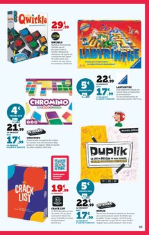 Promotion Trivial Pursuit dans le prospectus Hyper U, valable du 21/10/2025 au 07/12/2025 Promo Trivial Pursuit dans le catalogue Hyper U du moment à la page 83