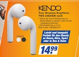 True Wireless Kopfhörer TWS weiß Angebote von KENDO bei expert Görlitz für 14,99 €