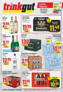 Krombacher im aktuellen Trinkgut Prospekt (Bottrop) Krombacher im Trinkgut Prospekt "Aktuelle Angebote" mit 10 Seiten (Bottrop)