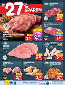 Rindfleisch im Netto Marken-Discount Prospekt "Aktuelle Angebote" mit 69 Seiten (Chemnitz)