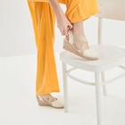 Sandales espadrilles compensées sable femme - LH en promo chez La Halle Sandales espadrilles compensées sable femme - LH dans le catalogue La Halle