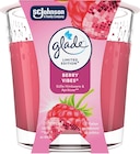 Duftkerze im Glas Berry Vibes 112 g Angebote von glade bei dm-drogerie markt Lutherstadt Wittenberg für 3,95 €