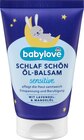 Schoner im dm-drogerie markt Prospekt Babyöl Balsam Schlaf schön sensitive von babylove im aktuellen dm-drogerie markt Prospekt für 1,95 €