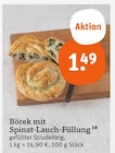 Börek mit Spinat-Lauch-Füllung im tegut Prospekt Börek mit Spinat-Lauch-Füllung von im aktuellen tegut Prospekt für 1,49 €
