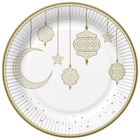 Lot de 12 assiettes décorées en promo chez Carrefour Market Pau à 1,99 €