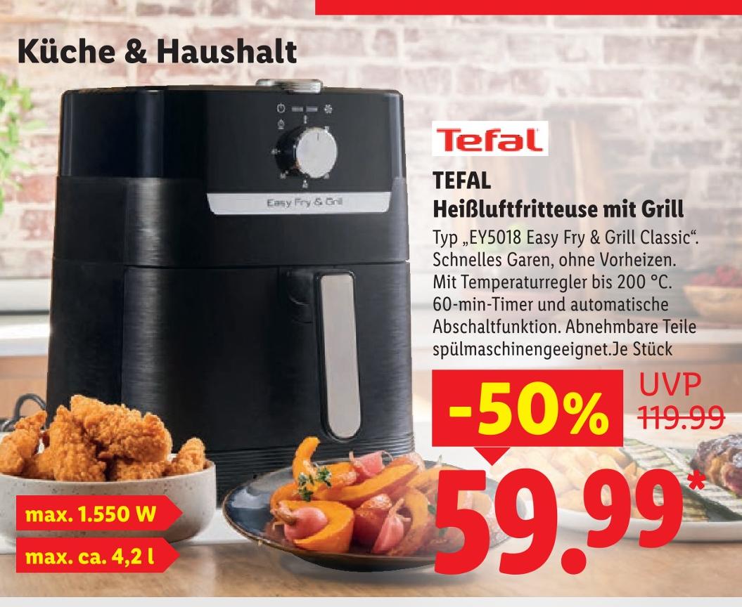 Heißluftfritteuse mit Grill