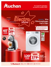 Promo Lave-Linge dans le catalogue Auchan Hypermarché du moment à la page 1