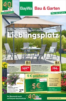 Partyzelt im BayWa Bau- und Gartenmärkte Prospekt "Lieblingsplatz" mit 16 Seiten (Würzburg)