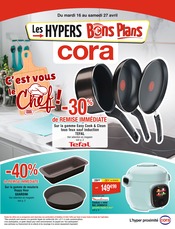 Prospectus Cora à Épinay-sous-Sénart, "C'est vous le Chef !", 10 pages de promos valables du 16/04/2024 au 27/04/2024