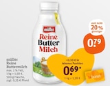 Reine Buttermilch im tegut Prospekt Reine Buttermilch von müller im aktuellen tegut Prospekt für 0,69 €