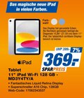 expert Schwesing - 11” iPad Wi-Fi 128 GB Angebot im Prospekt 11” iPad Wi-Fi 128 GB bei expert im Schwesing Prospekt für 369,00 €