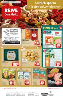 Aktueller REWE Bönen Prospekt "Dein Markt" mit 35 Seiten