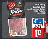 Delikatess Bacon bei EDEKA im Prospekt "" für 1,12 €
