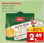 Kaffeepads Angebote von Melitta bei Netto Marken-Discount Trier für 2,49 €
