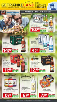 Coca Cola im Getränkeland Prospekt "Erfrischenden Herrentag!" mit 12 Seiten (Schwerin)