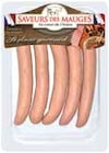 5 Saucisses de Strasbourg - Saveurs des Mauges à 3,39 € dans le catalogue Intermarché