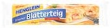 Frischer Blätterteig/Mürbeteig/Strudelteig von Henglein im aktuellen V-Markt Prospekt für 0,99 €