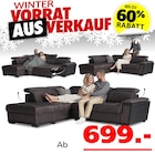 Aktuelles Edge Ecksofa Angebot bei Seats and Sofas in Düsseldorf ab 699,00 €