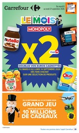 Prospectus Supermarchés Carrefour en cours à Chilly-Mazarin et alentours, "LE MOIS MONOPOLY", 109 pages, 08/09/2026 - 21/09/2026 Catalogue Supermarchés Carrefour en cours à Chilly-Mazarin et alentours, "LE MOIS MONOPOLY", 109 pages, 08/09/2026 - 21/09/2026