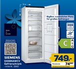 GS58NAWCV Gefrierschrank Angebote von Siemens bei EURONICS Unna für 749,00 €