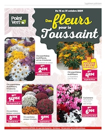 Catalogue Jardineries & Animaleries Point Vert en cours à Pont de la Maye et alentours, Des fleurs pour la Toussaint, 4 pages, 16/10/2024 - 31/10/2024