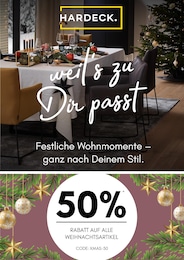 HARDECK Prospekt für Coesfeld mit 1 Seite HARDECK Prospekt für Coesfeld: "WEIL´S ZU DIR PASST!", 1 Seite, 15.12.2025 - 21.12.2025