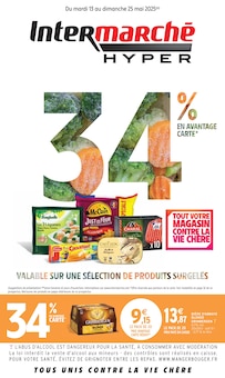 Prospectus Intermarché en cours, "34% EN AVANTAGE CARTE VALABLE SUR UNE SÉLECTION DE PRODUITS SURGELÉS", page 1 sur 40