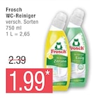 WC-Reiniger Angebote von Frosch bei E center Rostock für 1,99 €