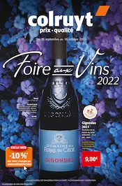 Prospectus Colruyt en cours, "Foire aux vins 2022",28 pages