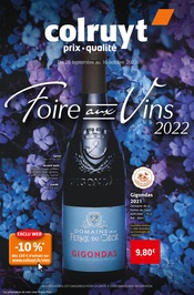 Catalogue Colruyt du moment, 28/09/2022 - 16/10/2022 Prospectus Colruyt en cours, "Foire aux vins 2022",28 pages