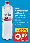 Aktuelle Wasser Angebote bei Netto Marken-Discount in Cottbus Aktuelles Mineralwasser mit Fruchtgeschmack Angebot bei Netto Marken-Discount in Cottbus ab 0,89 €