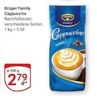 Cappuccino im Angebot bei GLOBUS in Amberg Cappuccino Angebote von Krüger Family bei GLOBUS Amberg für 2,79 €
