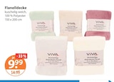 Hochwertige Wohndecke Flanell von VIVA im aktuellen V-Markt Prospekt für 9,99 €
