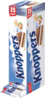 Gaufrettes lait et noisette - Knoppers en promo à 3,69 € chez Aldi Gaufrettes lait et noisette - Knoppers dans le catalogue Aldi