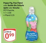 Aktuelle Äpfel Angebote bei GLOBUS in Offenbach (Main) Aktuelles Peppa Pig Bio Schorle Apfel oder Kirsche Angebot bei GLOBUS in Offenbach (Main) ab 0,99 €