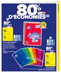 Offre Cahier dans le catalogue Carrefour du moment à la page 7