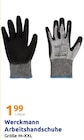 Arbeitshandschuhe im Angebot bei Action in Recklinghausen Arbeitshandschuhe Angebote von Werckmann bei Action Recklinghausen für 1,99 €