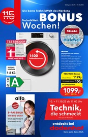 Aktueller dodenhof TechnikWelt Elektromärkte Prospekt in Rotenburg und Umgebung, "Top Angebote" mit 12 Seiten, 28.09.2025 - 04.10.2025