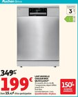 Lave vaisselle couleur inox Q.6343 - QILIVE - Auchan Hypermarché à Valenciennes Lave vaisselle couleur inox Q.6343 - QILIVE en promo chez Auchan Hypermarché Valenciennes à 199,00 €