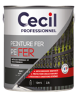 Peinture fer mat noir 2,5L* - Cecil Professionnel en promo chez Screwfix Le Grand-Quevilly à 34,99 €