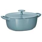 Bratentopf mit Deckel emailliertes Gusseisen hellbeige/dunkel graublau im IKEA Prospekt Bratentopf mit Deckel emailliertes Gusseisen hellbeige/dunkel graublau von VARDAGEN im aktuellen IKEA Prospekt fĂŒr 59,99 âŹ
