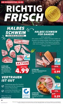 Braten im Kaufland Prospekt "Aktuelle Angebote" mit 70 Seiten (Bottrop)
